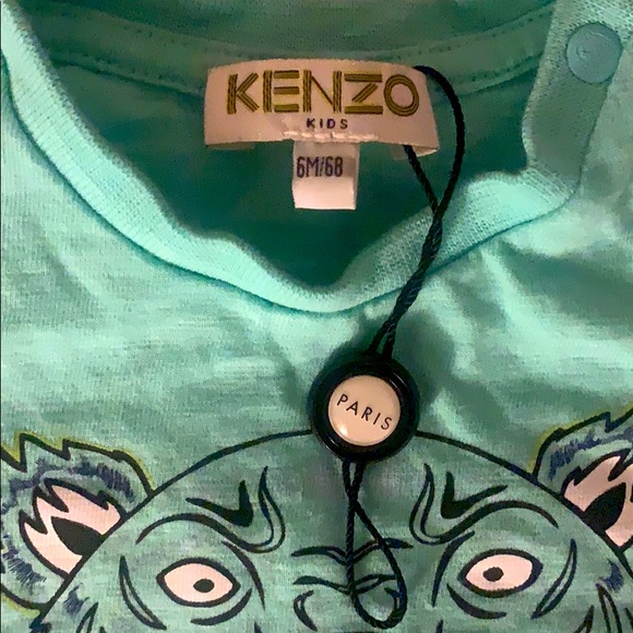 printed tiger kenzo logo T-shirt - Picture 4 of 4